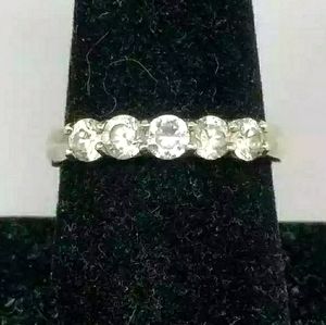 VINTAGE ESSEE SIGNED 💎 SOLID .925 CZ RING